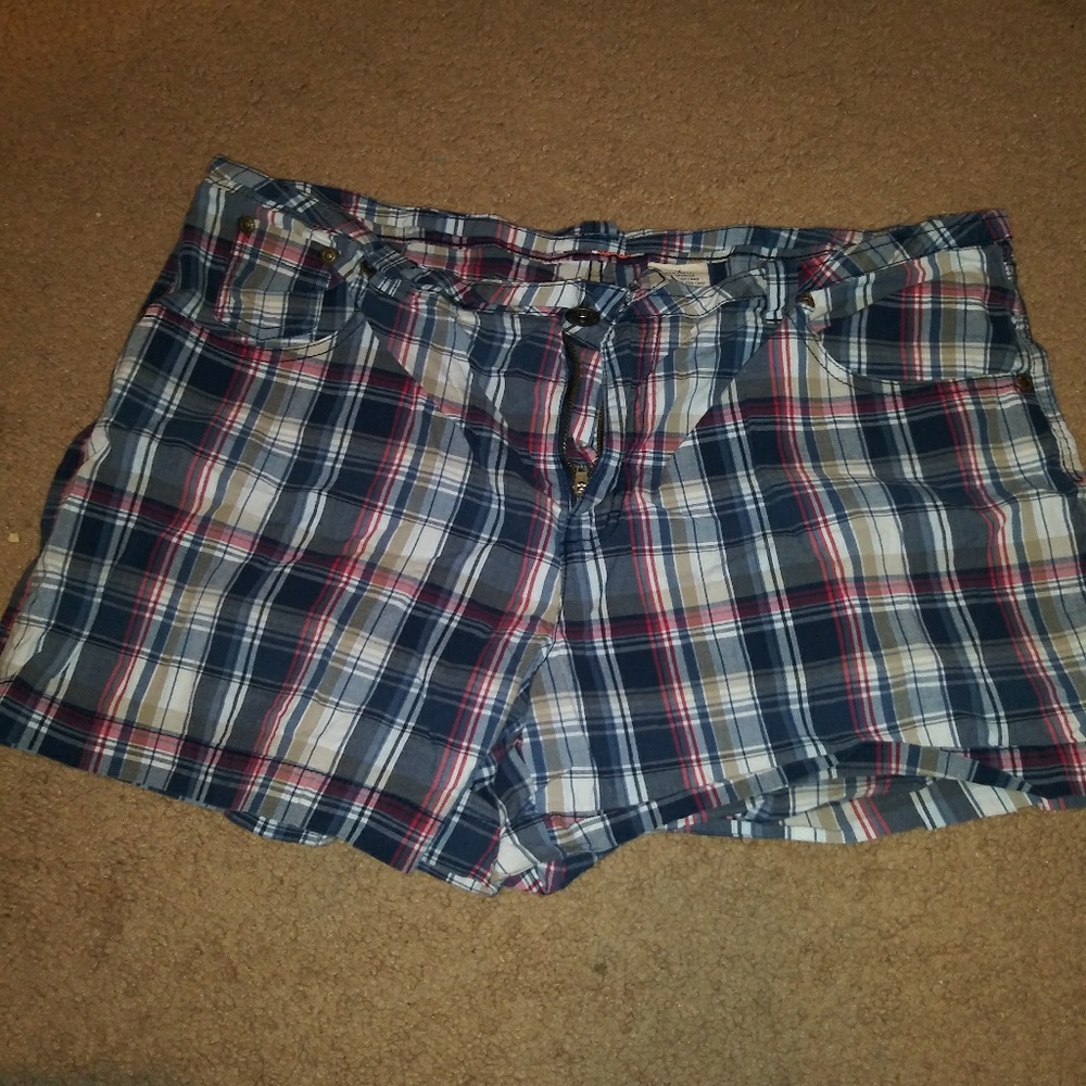 Plaid shorts